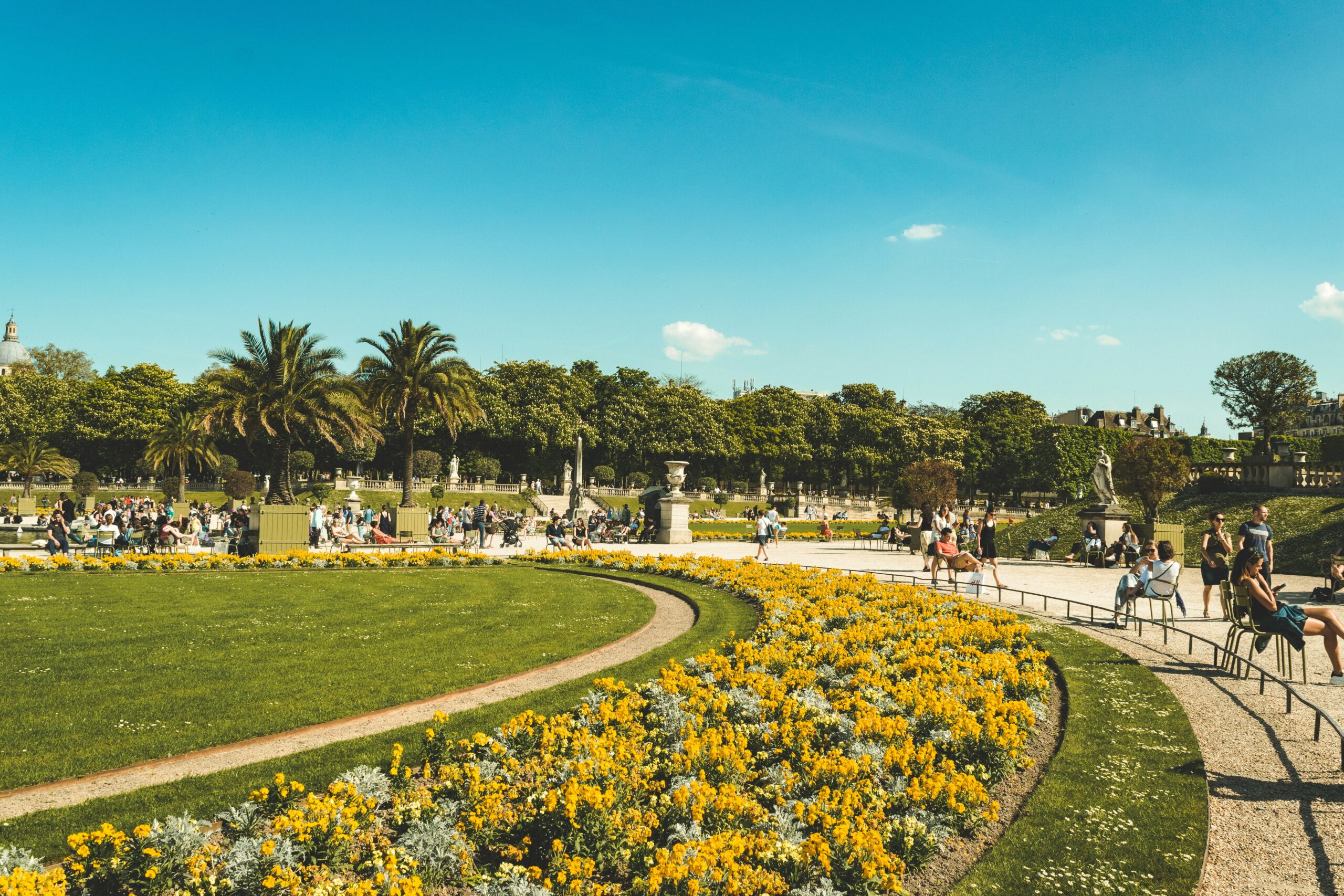 Park with Seating Area